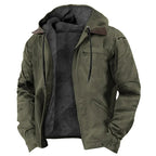 Jaqueta Masculina Para Inverno Fleece com Capuz - (Promoção de Inverno 2025)